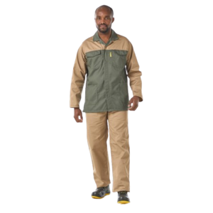 Dromex Olive Green/Khaki 65/35 Two-Tone Conti Jacket